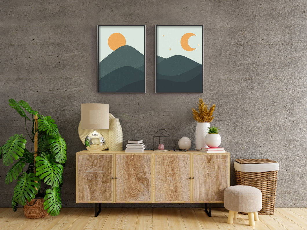 Blissful Odyssey: Nature-Inspired Art Print