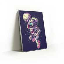 Load image into Gallery viewer, Galactic Slam: Space Dunk Art Print
