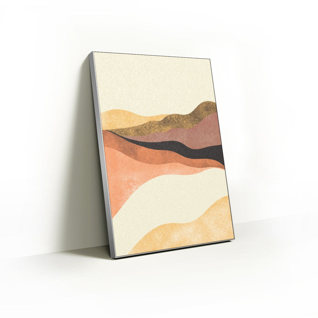 Minimalist Sands: Abstract Print