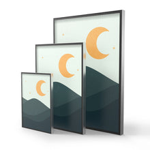 Load image into Gallery viewer, Moonlit Escape: Romantic Landscape Art Print
