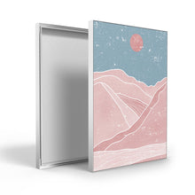 Load image into Gallery viewer, Pastel Cityscape: Pink-Soft Art Print
