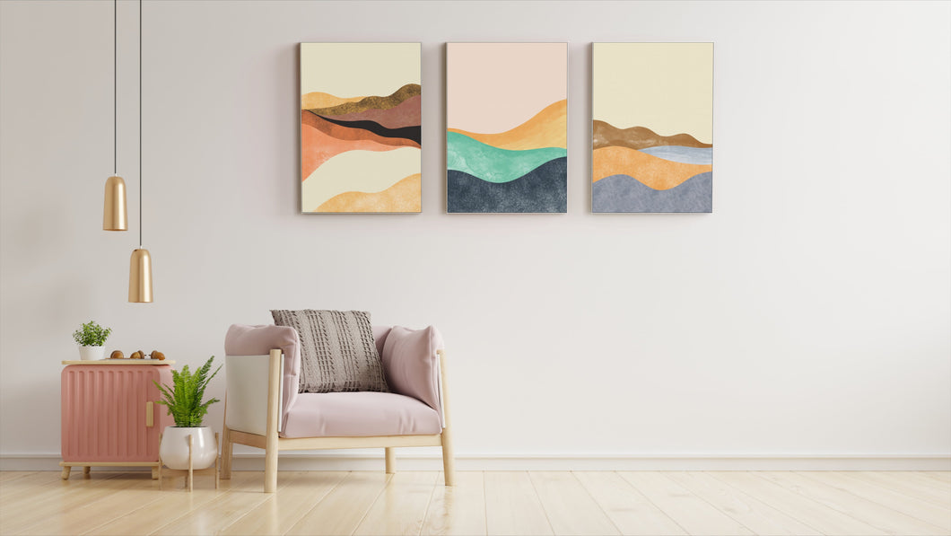 Pastel Wave Art Print