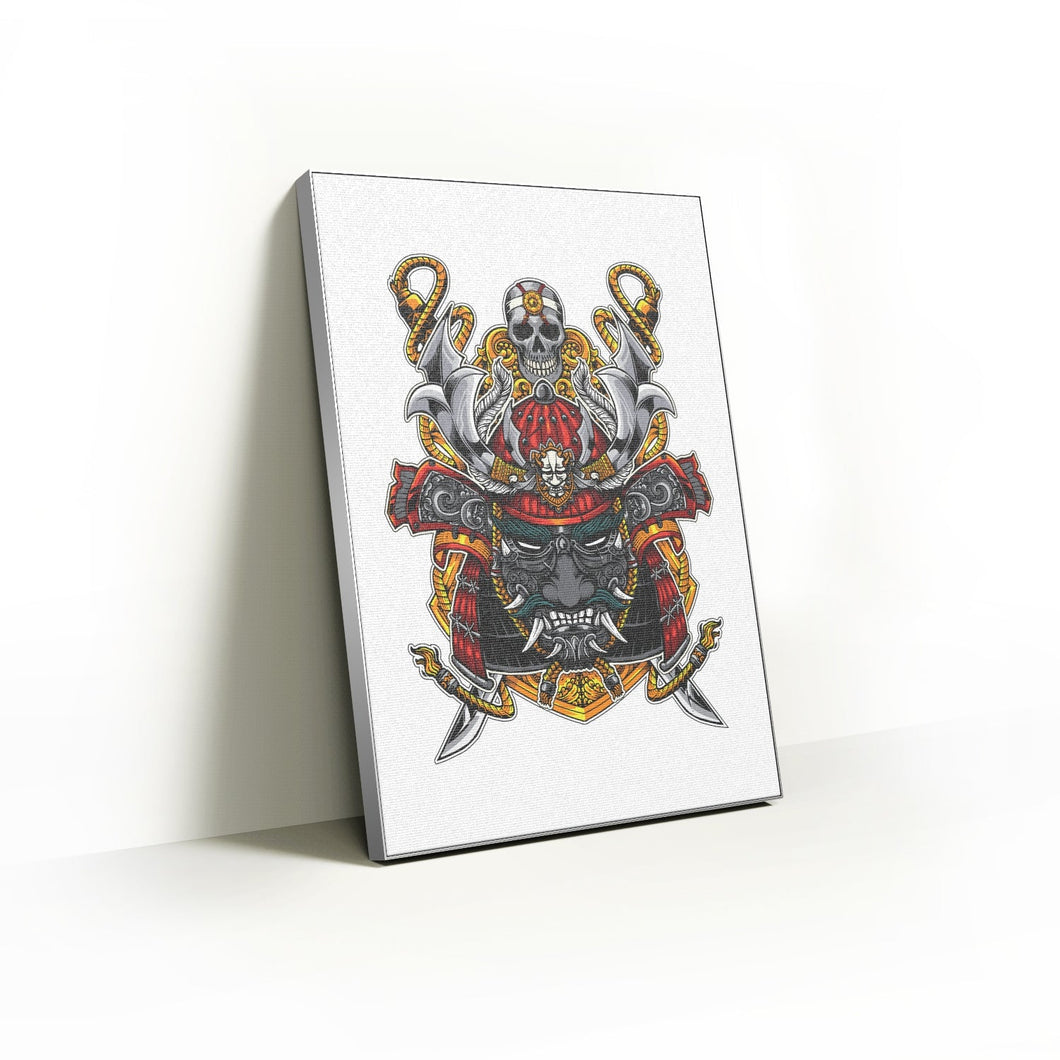 Regal Mayan Splendor: Contemporary Art Print