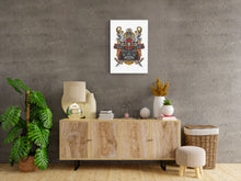 Load image into Gallery viewer, Regal Mayan Splendor: Contemporary Art Print
